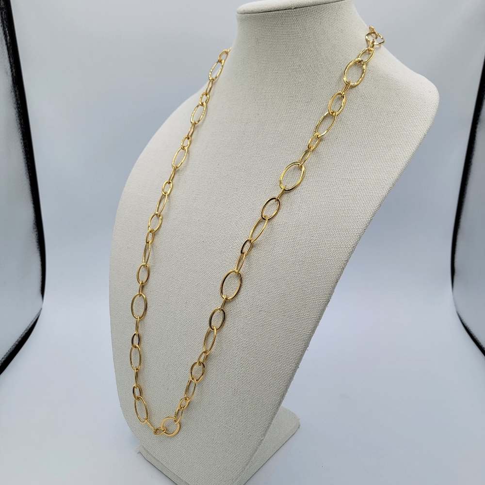 Vintage Joan Rivers Gold Necklace #2903